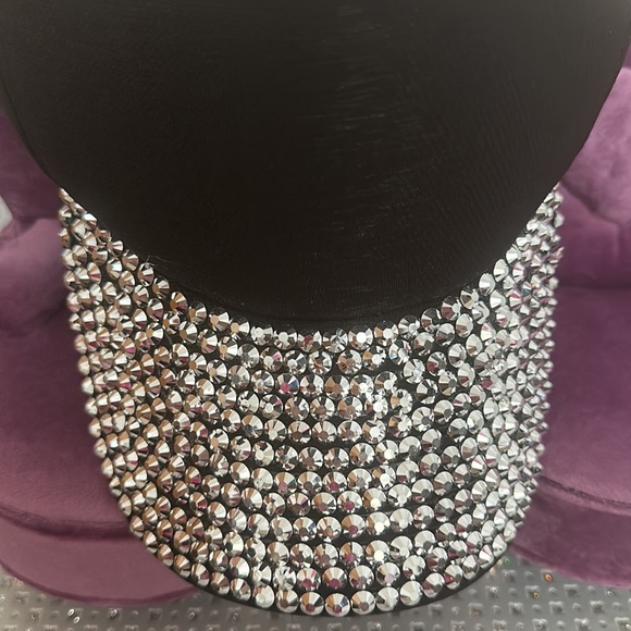 Pearl and Rhinestone Baseball Cap NWOT - Picture 7 of 7